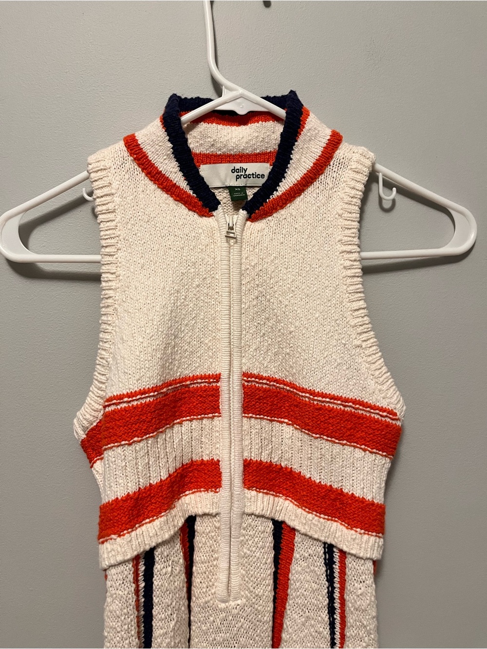 Anthropologie Vintage-Inspired Cream Knit Fit & Flare Mini Dress - Picture 9 of 16